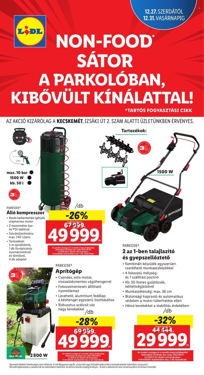 Lidl akciós újságok - 2023.12.27 - 2023.12.31. Oldal 1