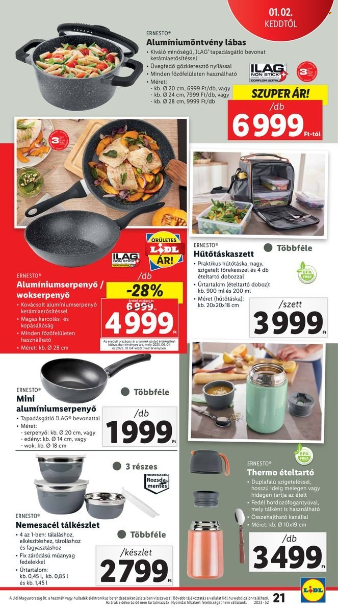 Lidl akciós újságok. Oldal 21