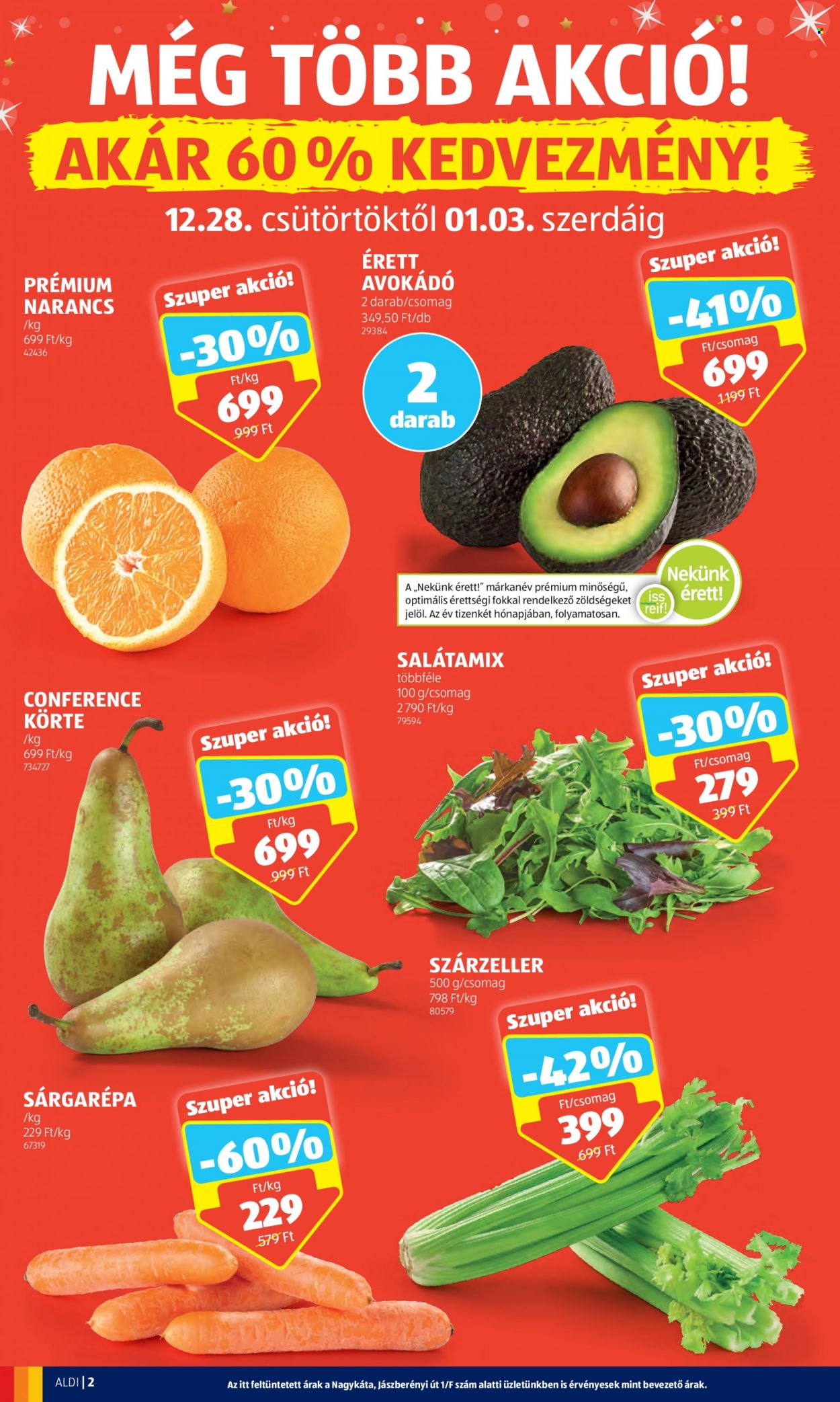 Aldi akciós újságok - 2023.12.28 - 2024.01.03. Oldal 2