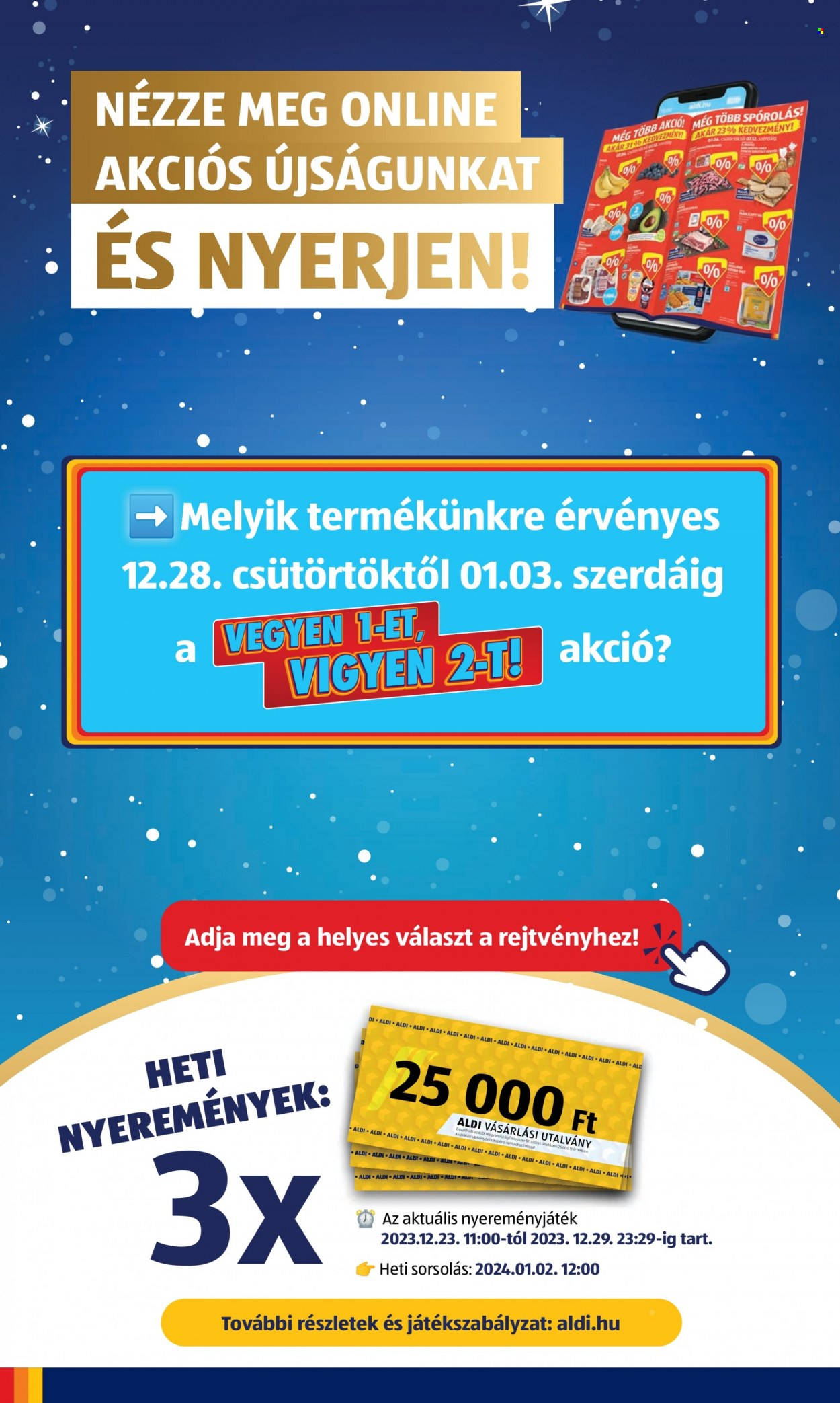 Aldi akciós újságok - 2023.12.28 - 2024.01.03. Oldal 6