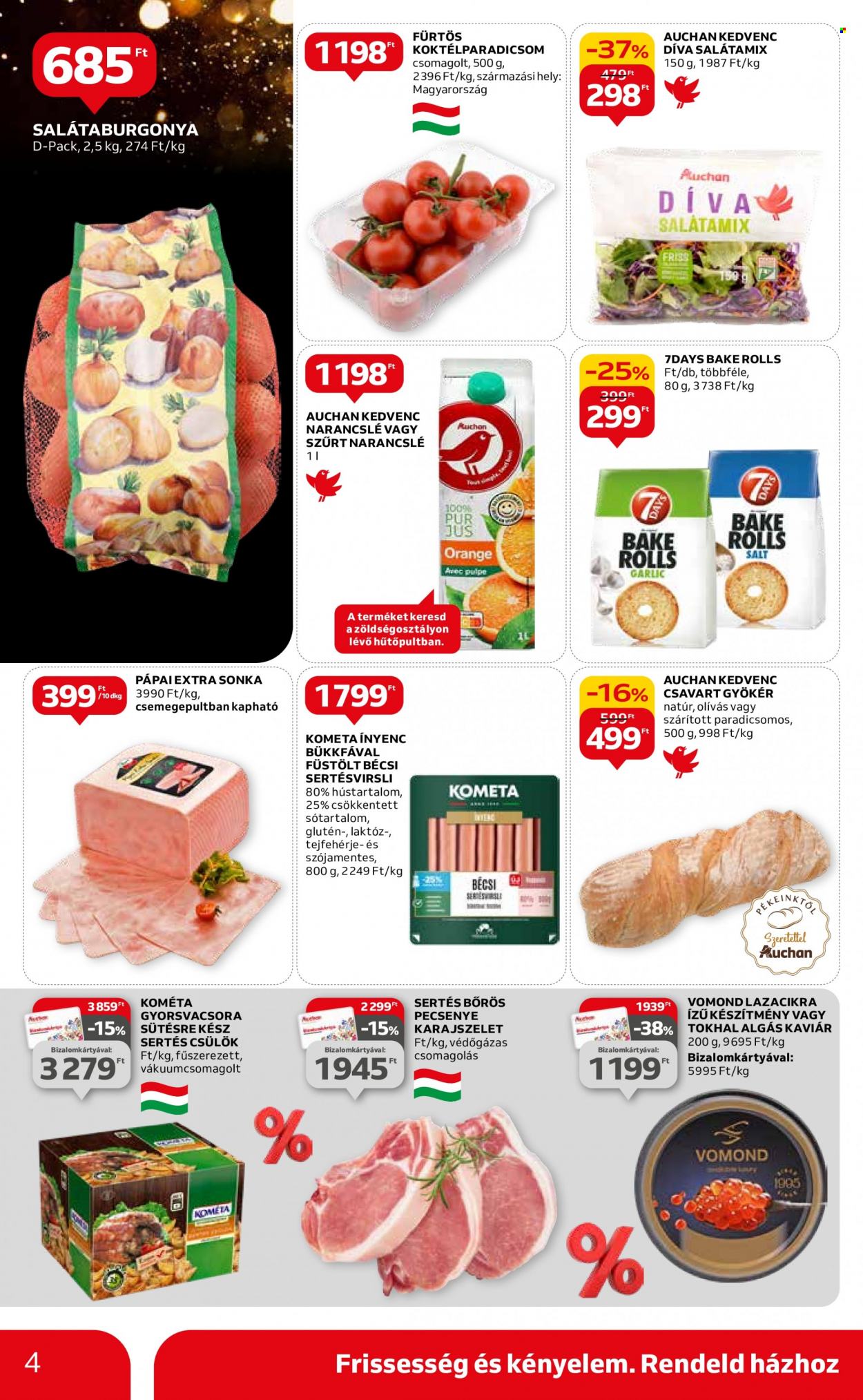 Auchan akciós újságok - 2023.12.28 - 2024.01.03. Oldal 4