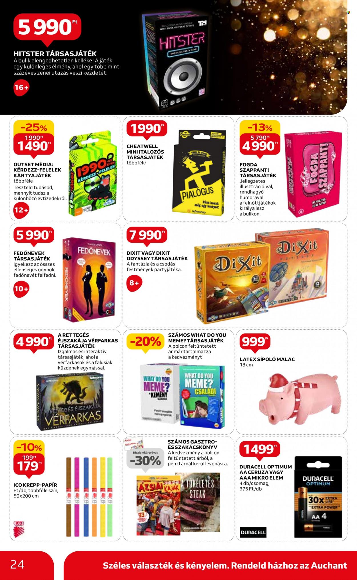 Auchan akciós újságok - 2023.12.28 - 2024.01.03. Oldal 24