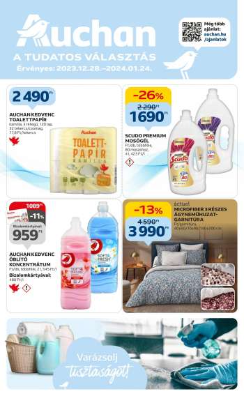Újság Auchan - 2023.12.28 - 2024.01.24.