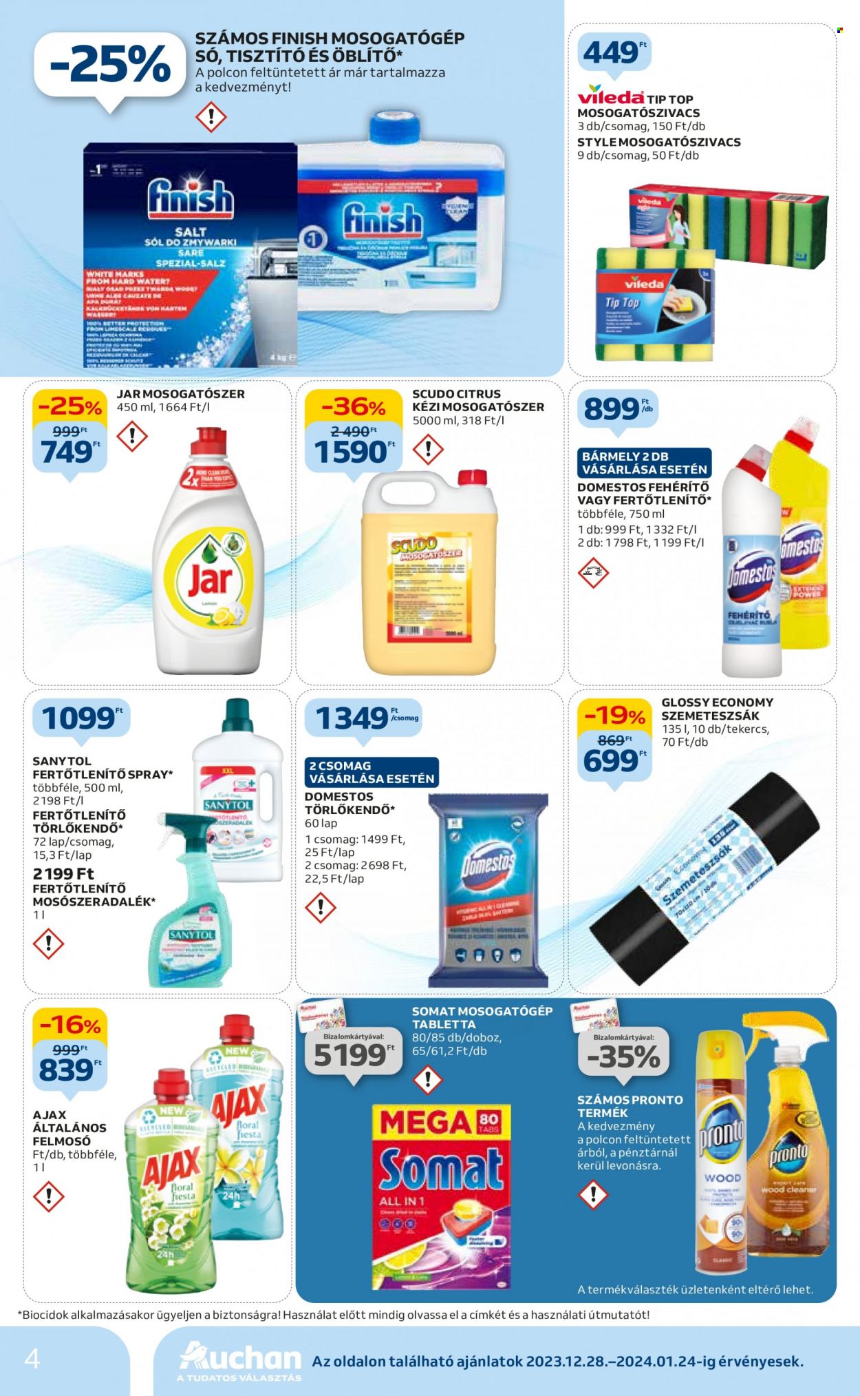 Auchan akciós újságok - 2023.12.28 - 2024.01.03. Oldal 4