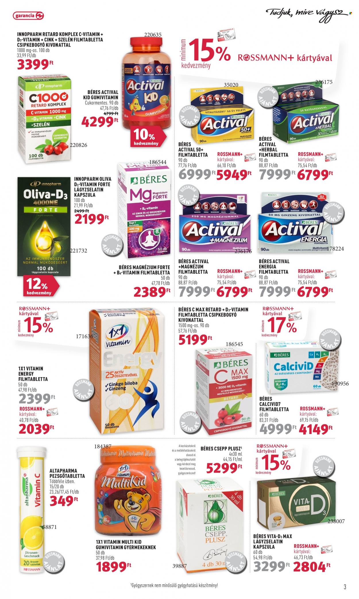 Rossmann akciós újságok - 2024.01.01 - 2024.01.12. Oldal 3