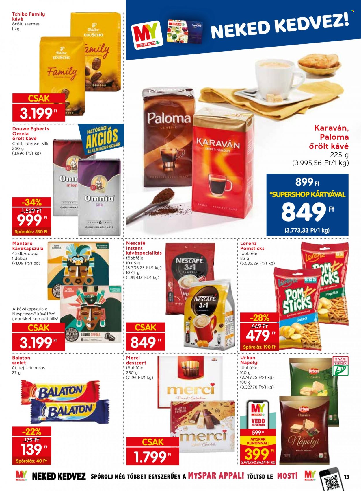 SPAR akciós újságok - 2024.01.02 - 2024.01.10. Oldal 13