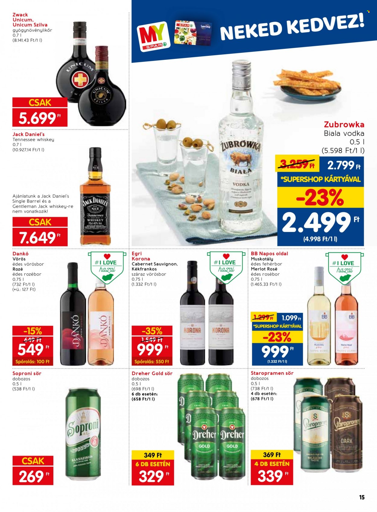 SPAR akciós újságok - 2024.01.02 - 2024.01.10. Oldal 15