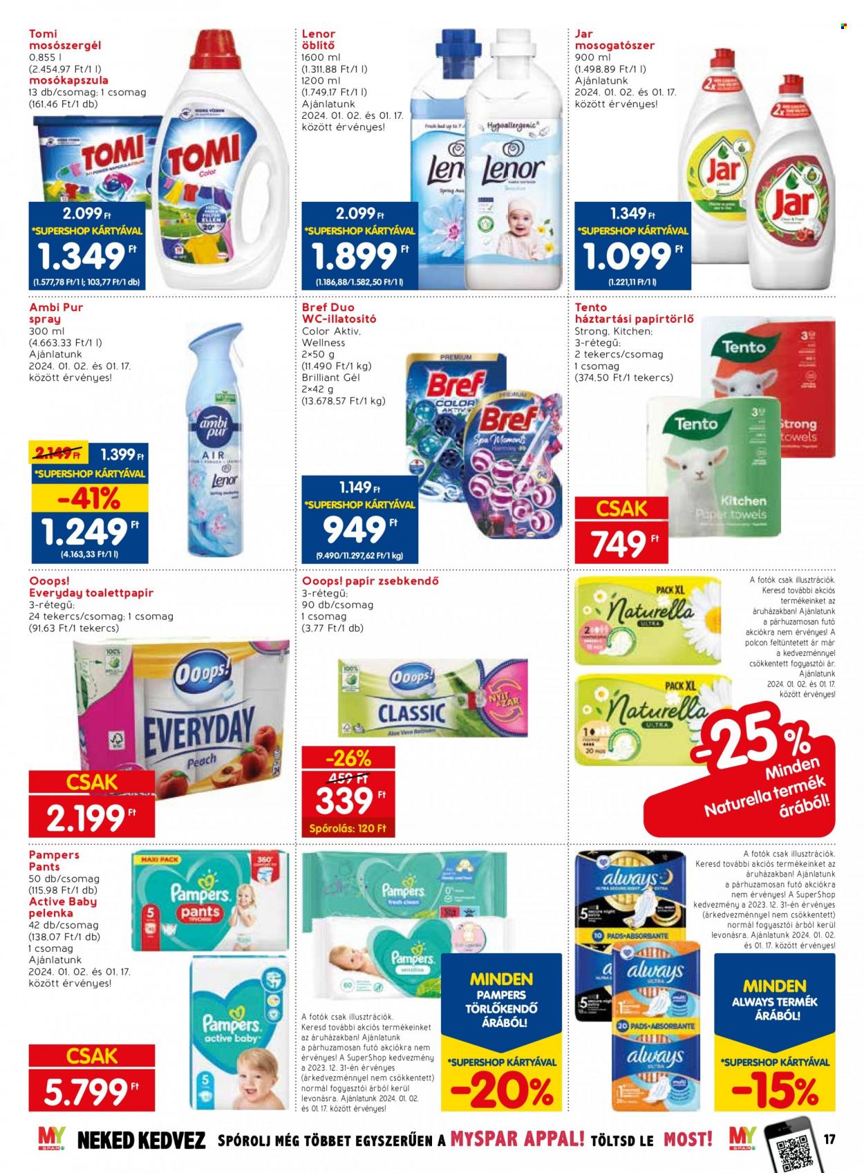 SPAR akciós újságok - 2024.01.02 - 2024.01.10. Oldal 17