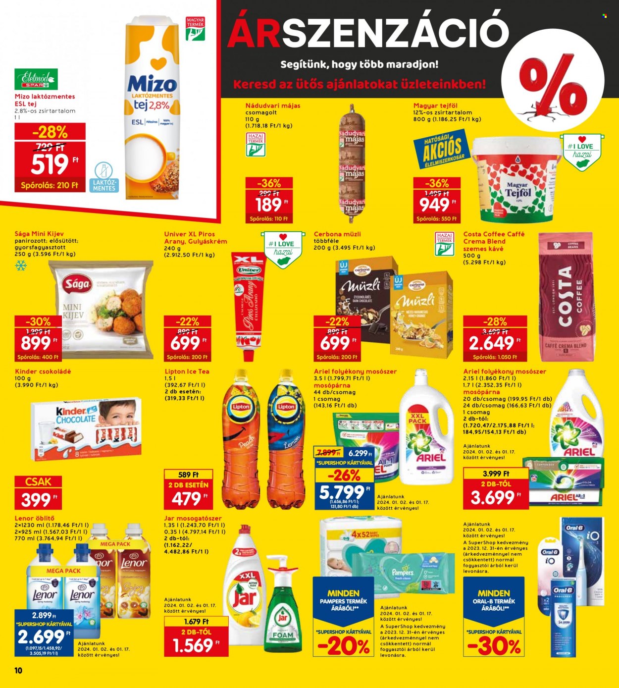 INTERSPAR akciós újságok - 2024.01.02 - 2024.01.10. Oldal 10