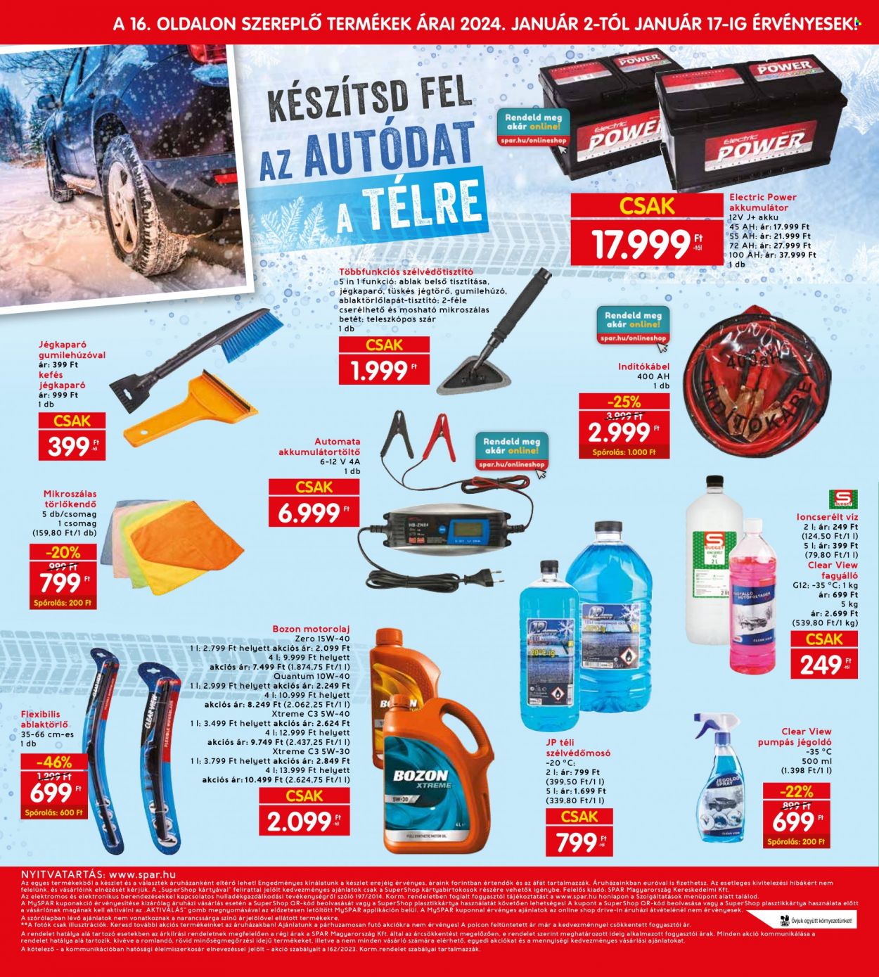 INTERSPAR akciós újságok - 2024.01.02 - 2024.01.10. Oldal 16