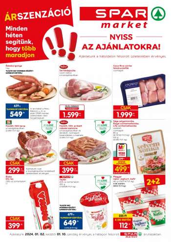 Újság SPAR market - 2024.01.02 - 2024.01.10.