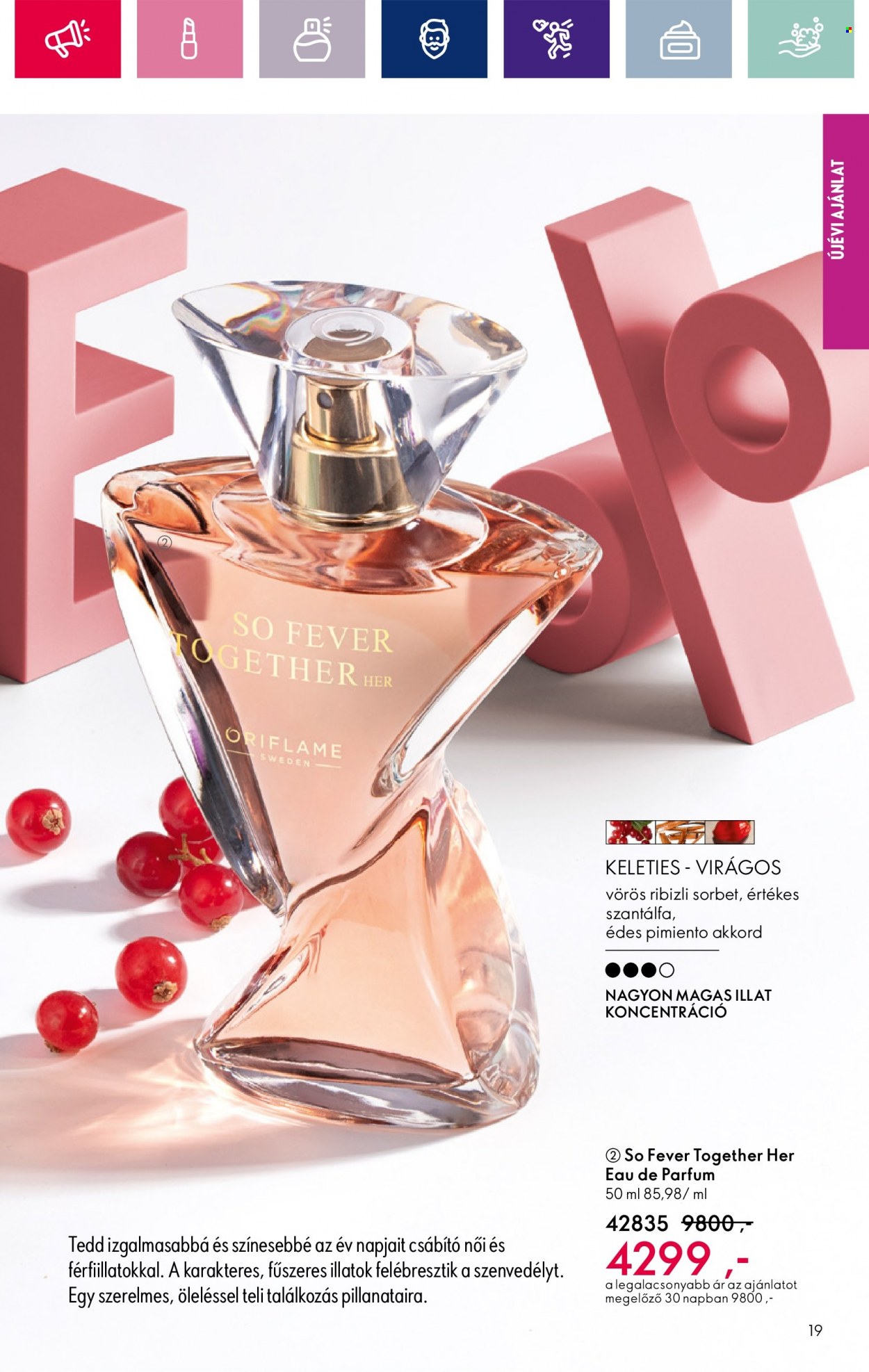 Oriflame akciós újságok - 2023.12.28 - 2024.01.22. Oldal 19