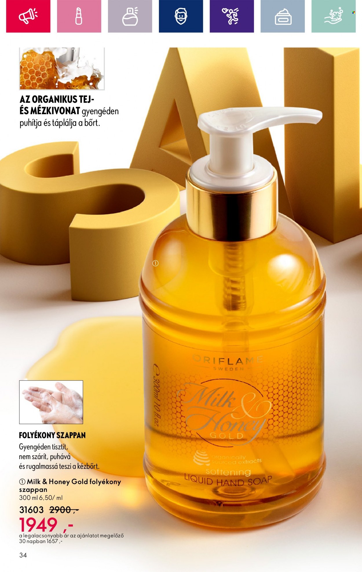 Oriflame akciós újságok - 2023.12.28 - 2024.01.22. Oldal 34