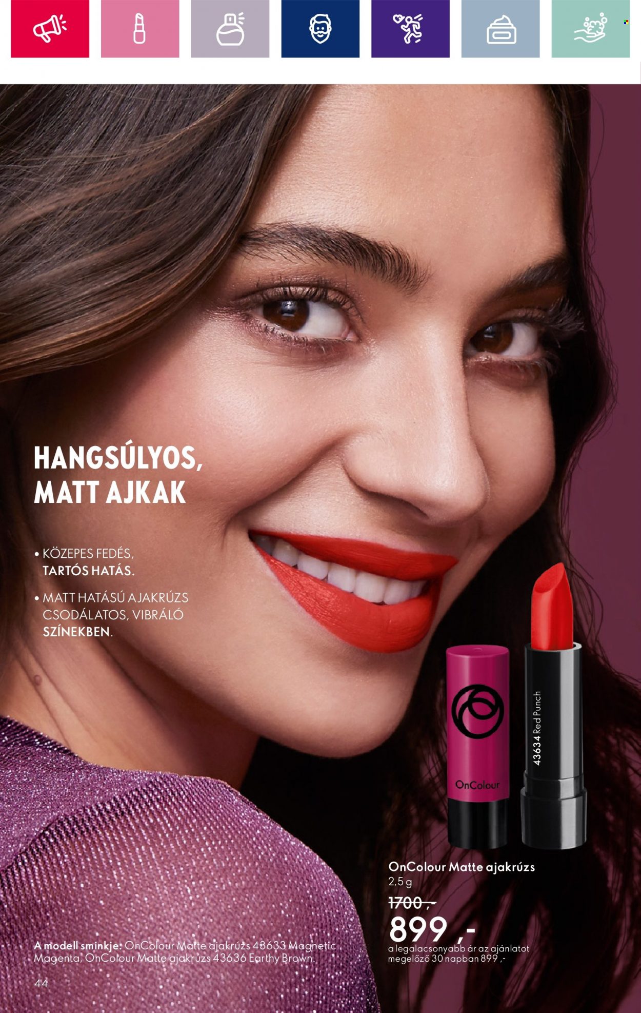 Oriflame akciós újságok - 2023.12.28 - 2024.01.22. Oldal 44