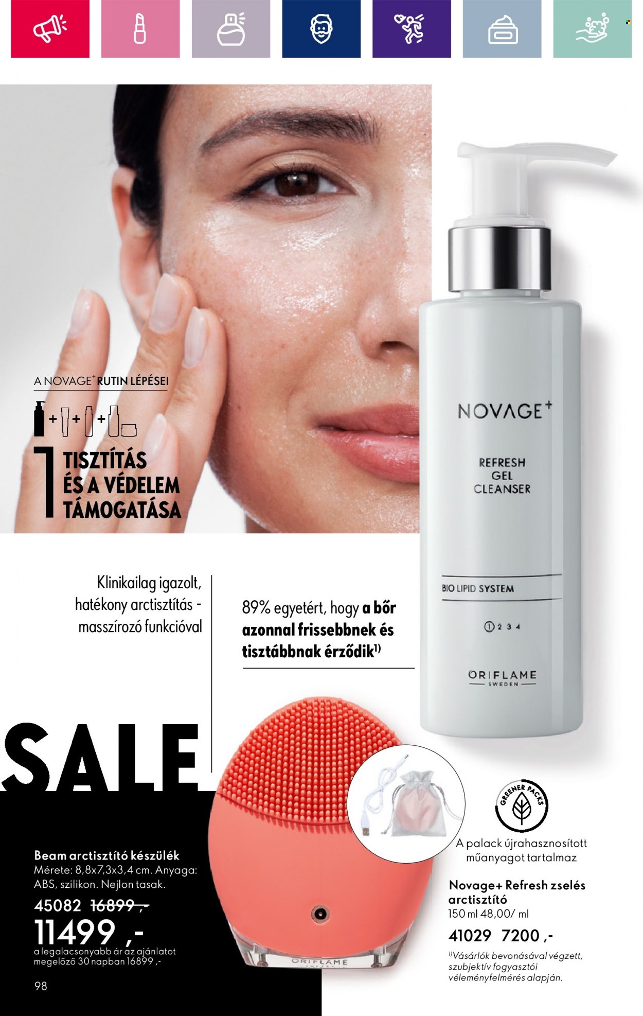 Oriflame akciós újságok - 2023.12.28 - 2024.01.22. Oldal 98