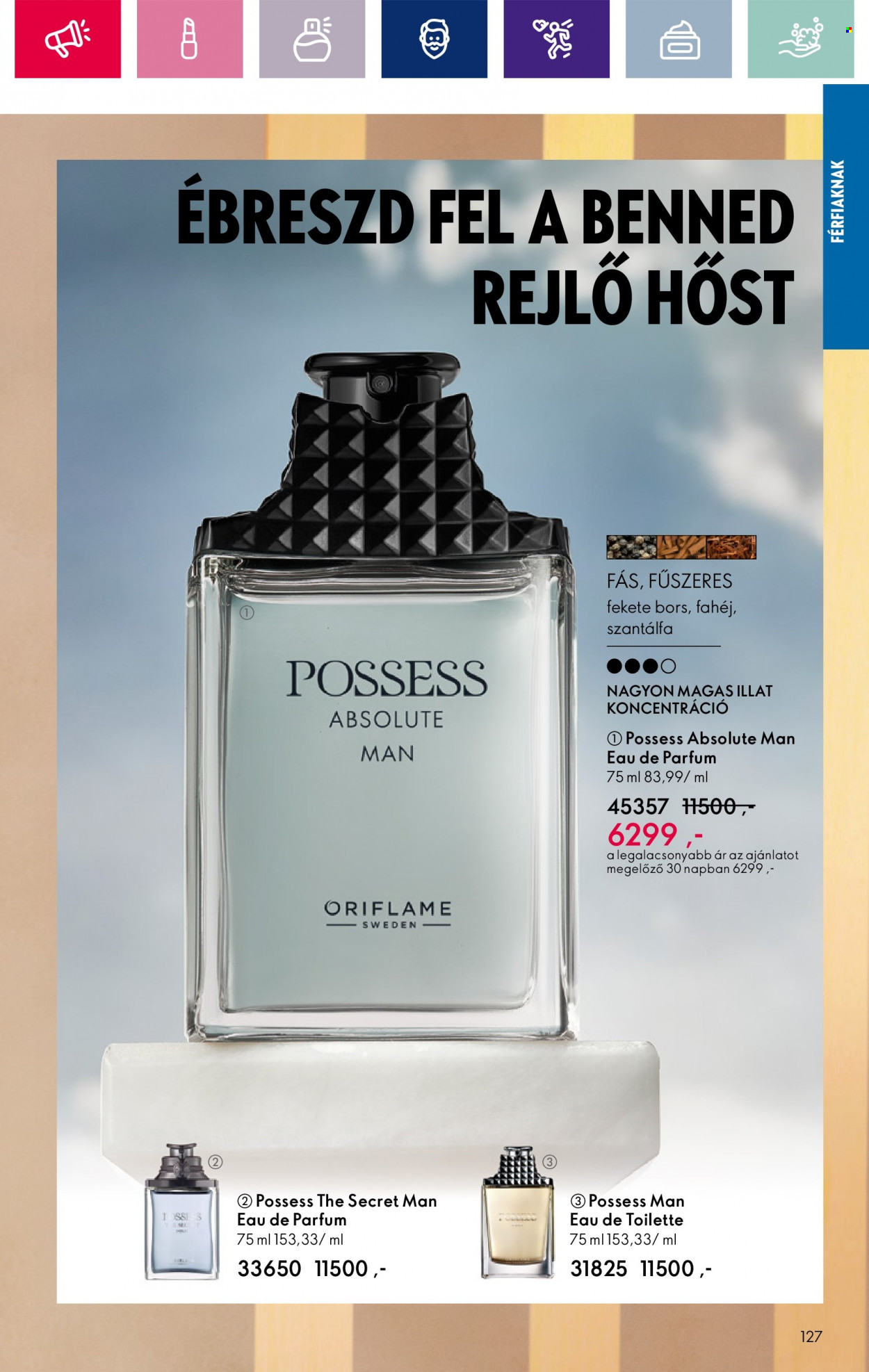 Oriflame akciós újságok - 2023.12.28 - 2024.01.22. Oldal 127