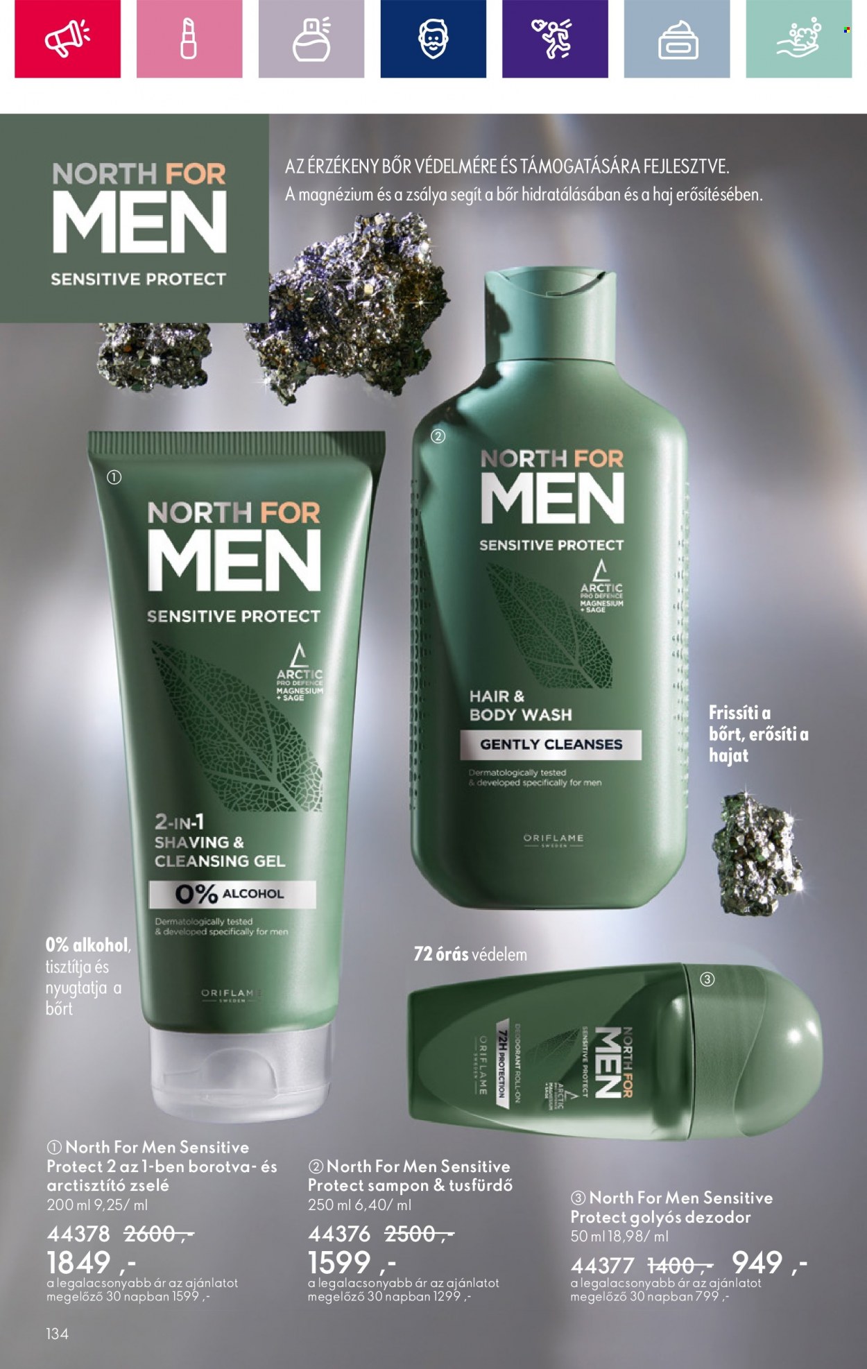 Oriflame akciós újságok - 2023.12.28 - 2024.01.22. Oldal 134