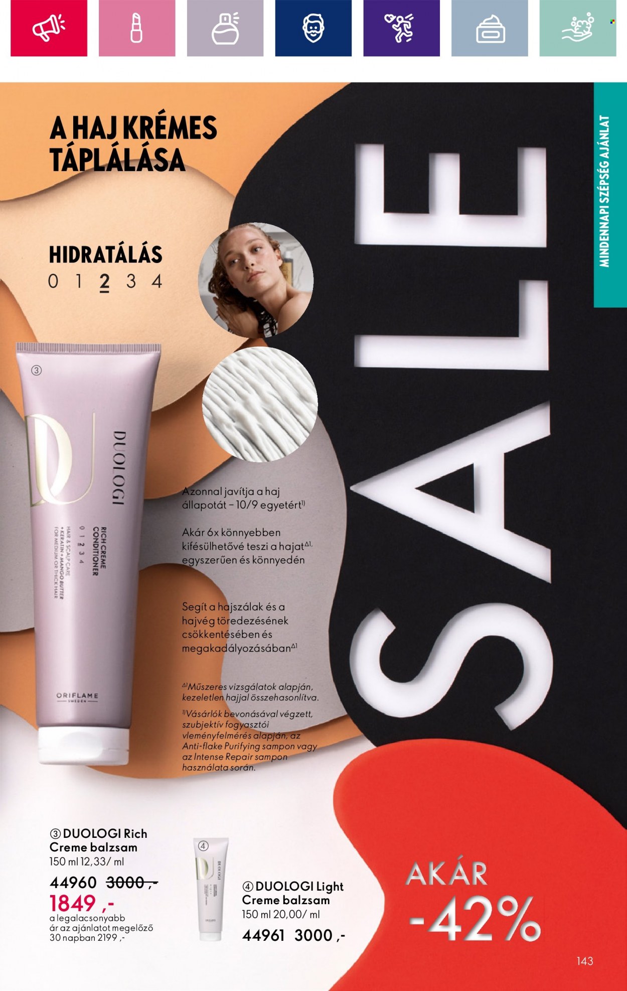 Oriflame akciós újságok - 2023.12.28 - 2024.01.22. Oldal 143