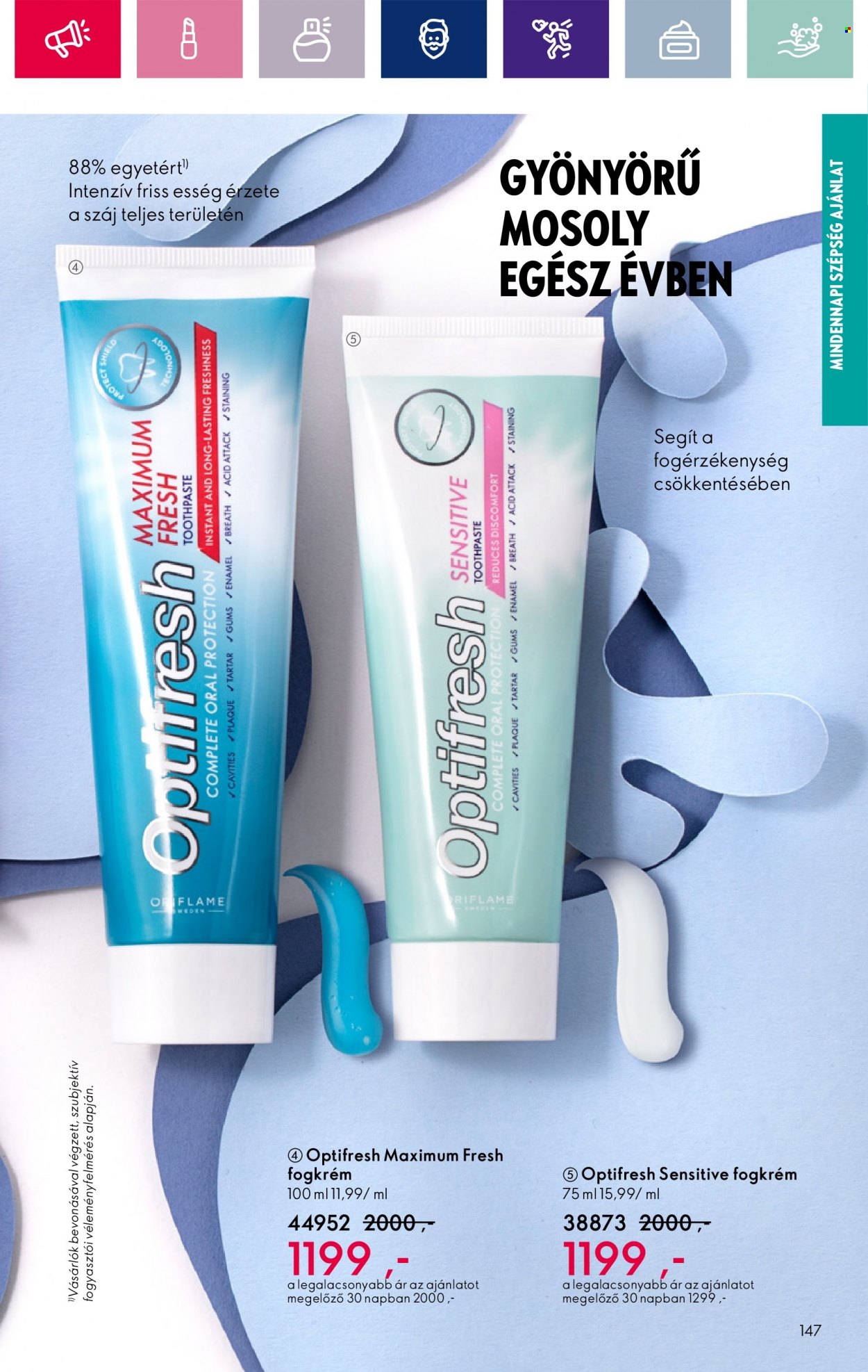 Oriflame akciós újságok - 2023.12.28 - 2024.01.22. Oldal 147