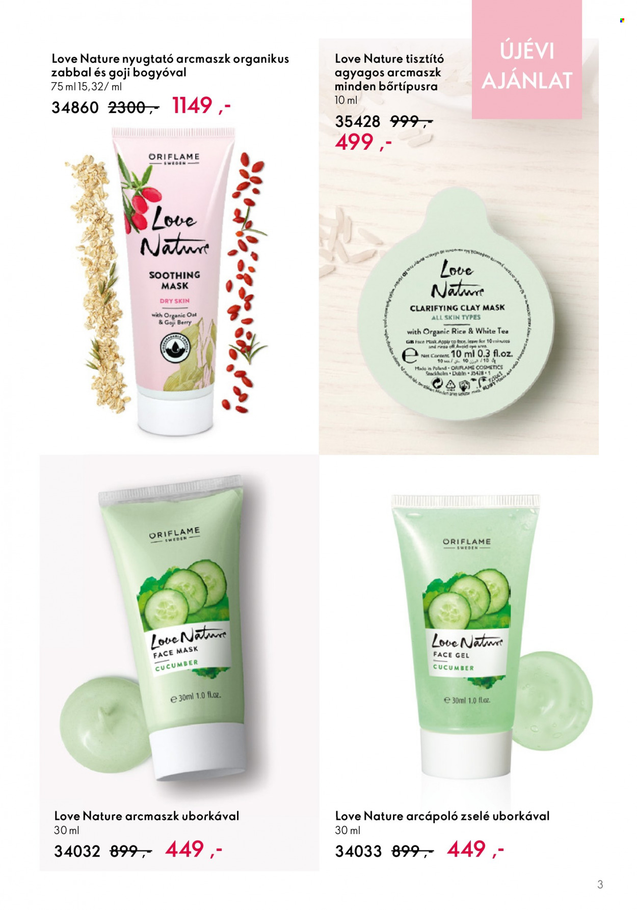 Oriflame akciós újságok - 2023.12.28 - 2024.01.22. Oldal 3