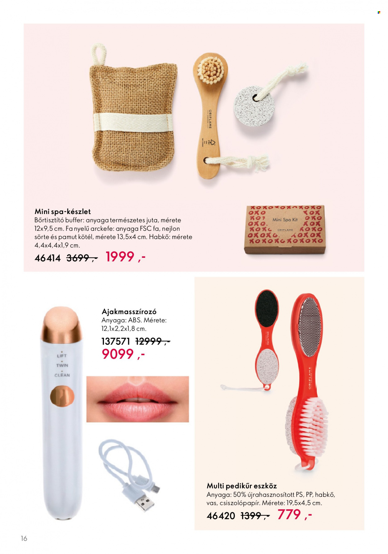 Oriflame akciós újságok - 2023.12.28 - 2024.01.22. Oldal 16