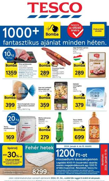 Újság TESCO - 2024.01.04 - 2024.01.10.