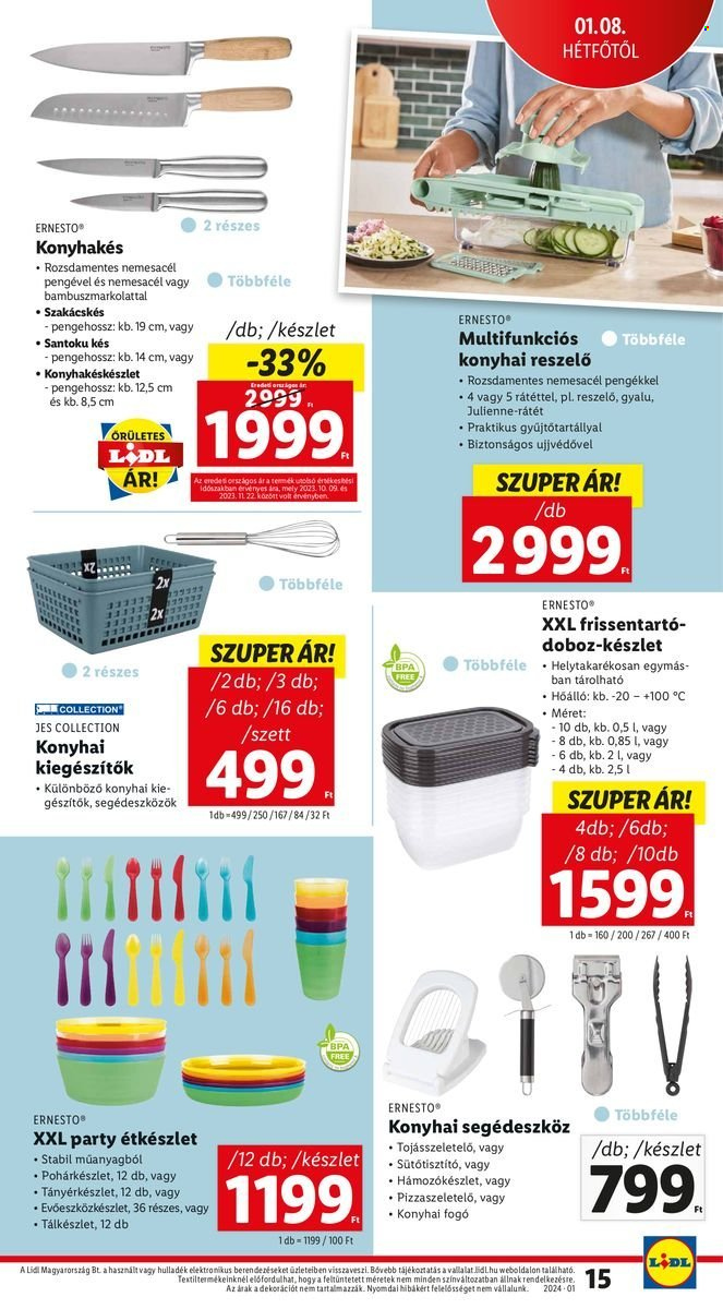 Lidl akciós újságok. Oldal 15