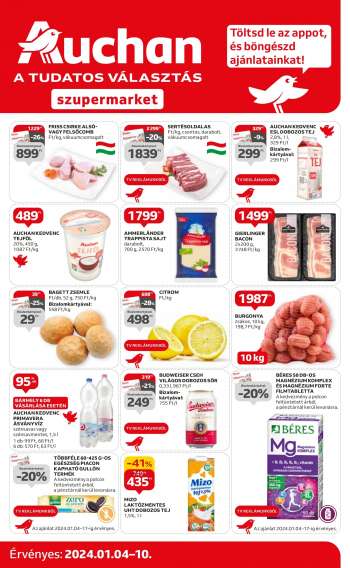 Újság Auchan - 2024.01.04 - 2024.01.10.