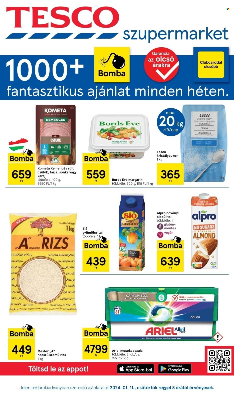 TESCO akciós újságok - 2024.01.11 - 2024.01.17. Oldal 1