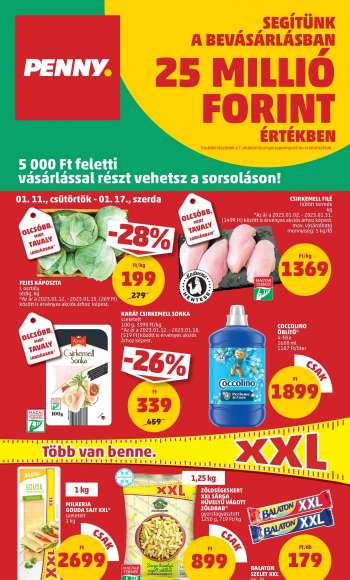 Újság Penny Market - 2024.01.11 - 2024.01.17.