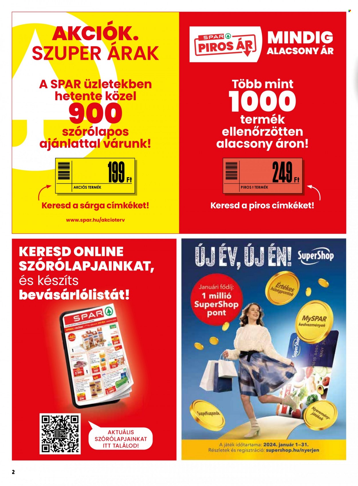 SPAR akciós újságok - 2024.01.11 - 2024.01.17. Oldal 2