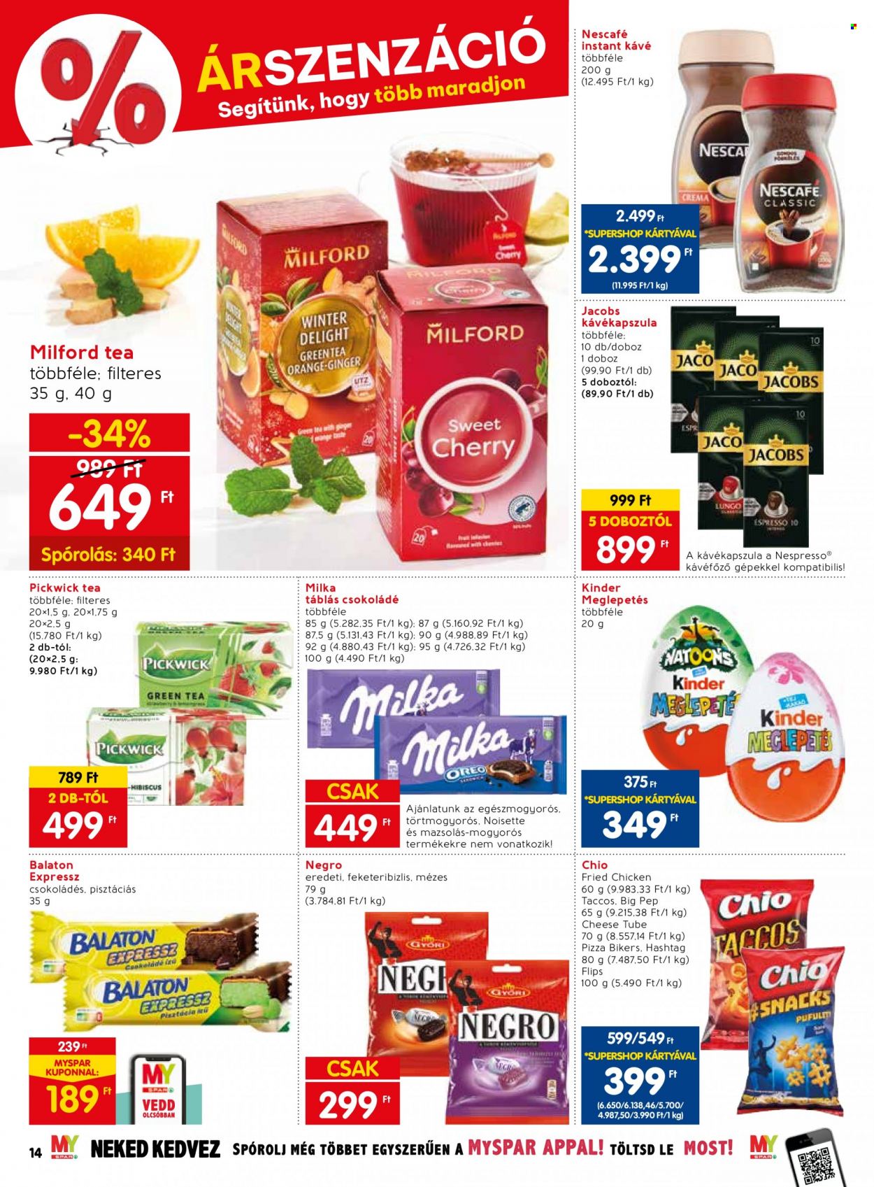 SPAR akciós újságok - 2024.01.11 - 2024.01.17. Oldal 14