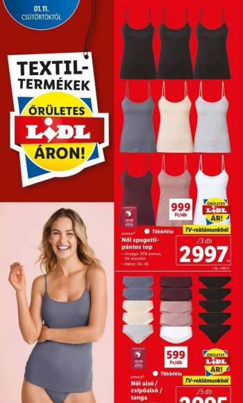 Újság Lidl.