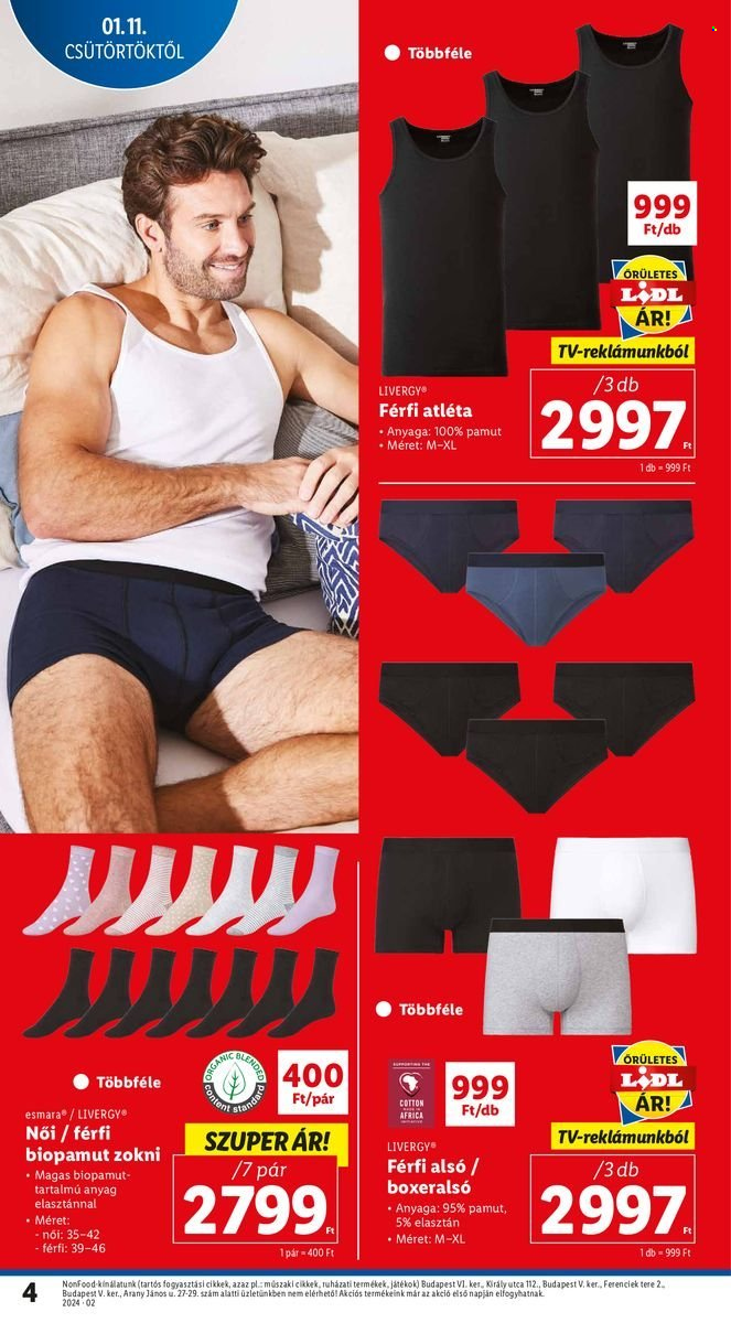 Lidl akciós újságok. Oldal 4