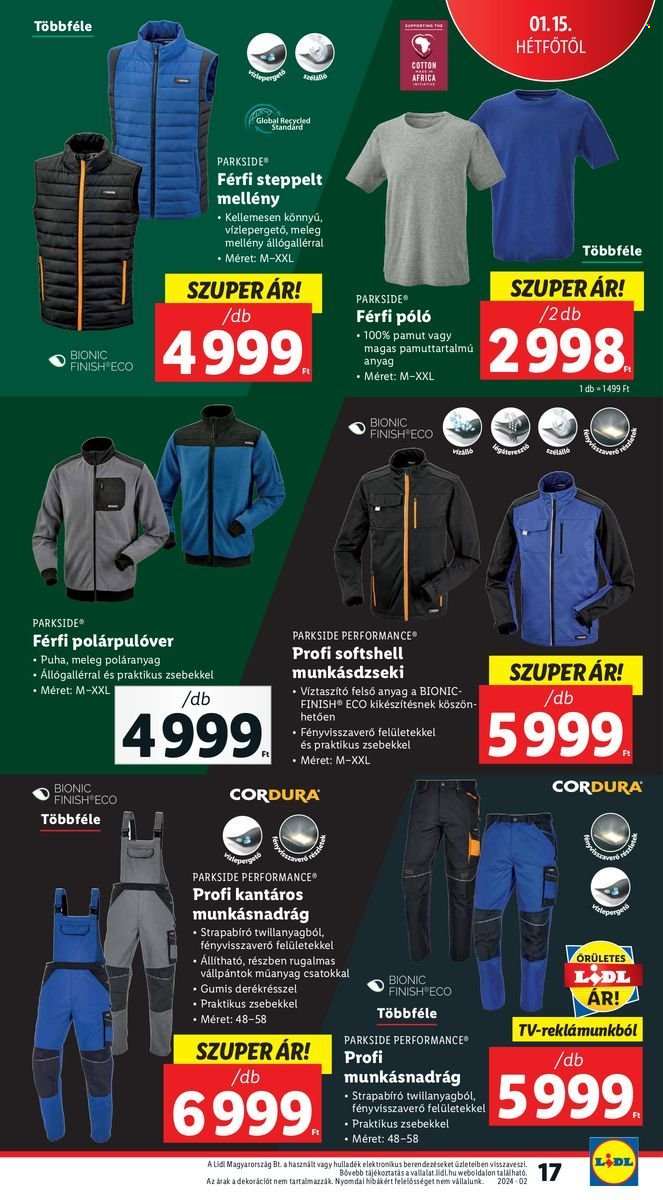 Lidl akciós újságok. Oldal 17