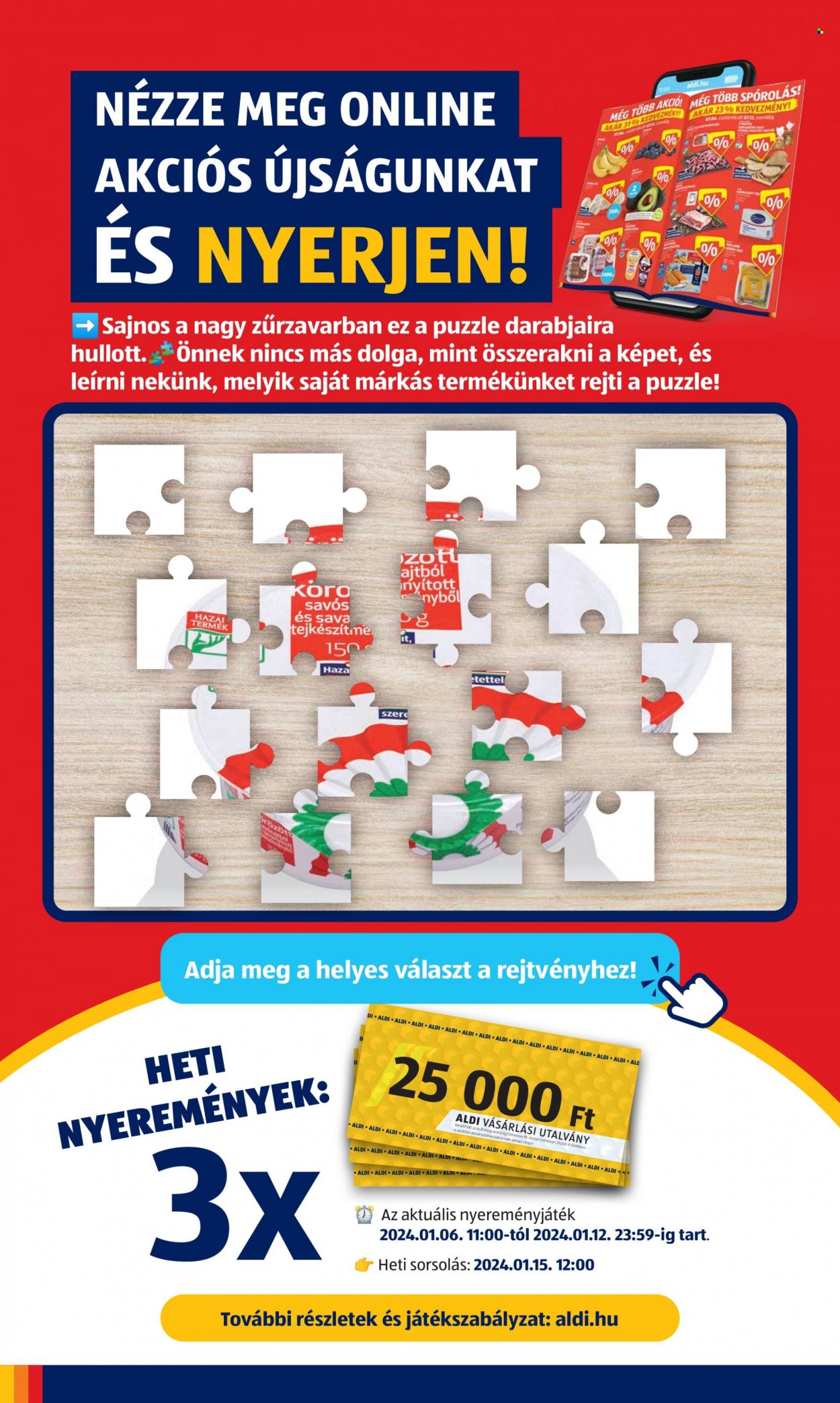 Aldi akciós újságok - 2024.01.11 - 2024.01.17. Oldal 6