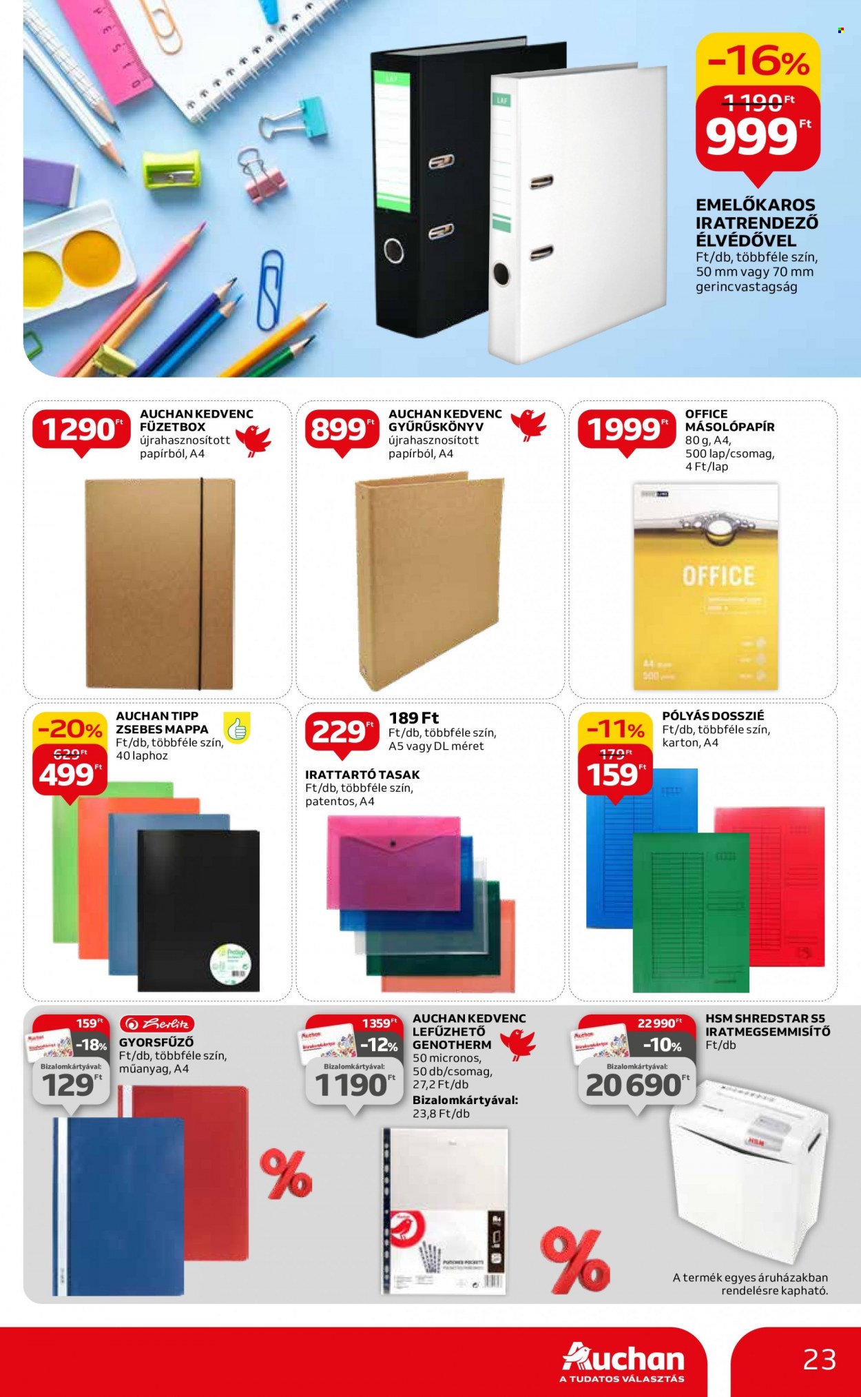 Auchan akciós újságok - 2024.01.11 - 2024.01.17. Oldal 23