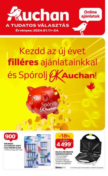 Újság Auchan - 2024.01.11 - 2024.01.24.