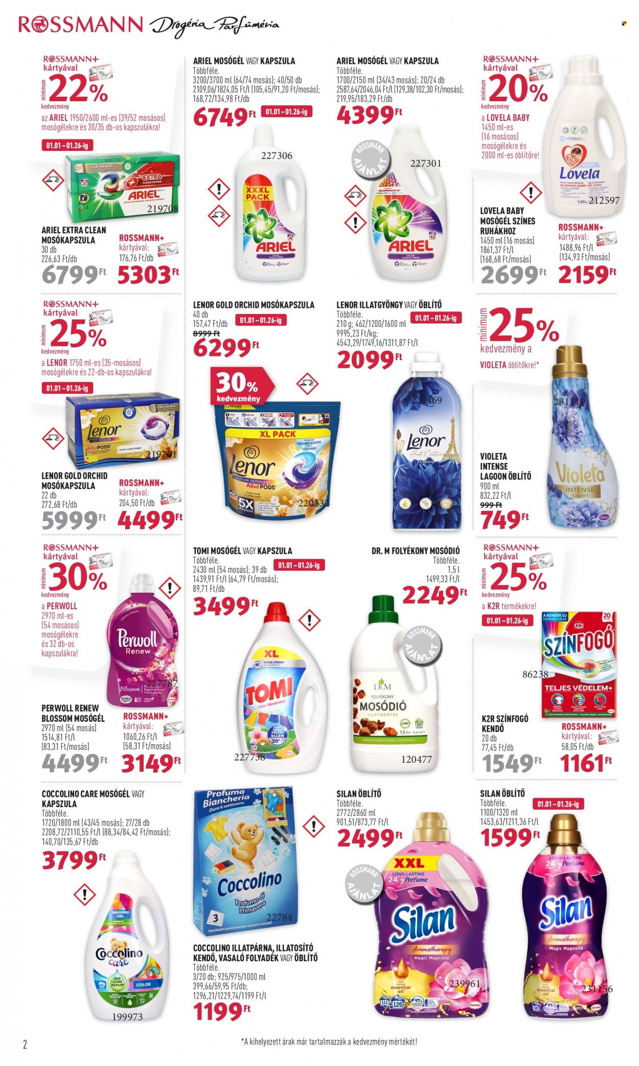 Rossmann akciós újságok - 2024.01.15 - 2024.01.26. Oldal 2