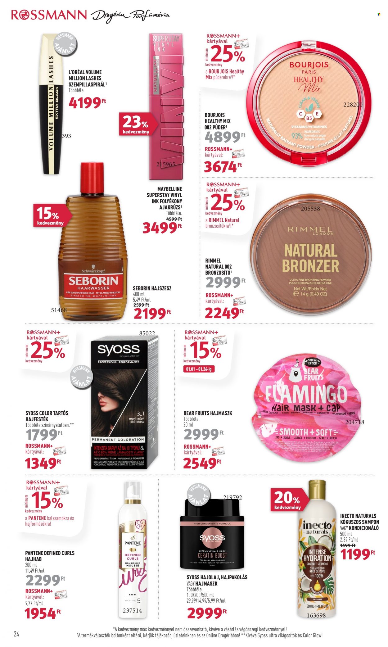 Rossmann akciós újságok - 2024.01.15 - 2024.01.26. Oldal 26