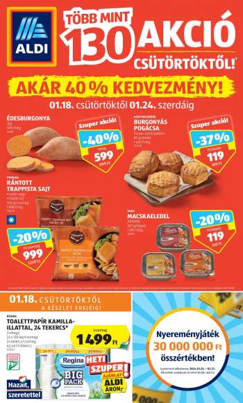 Újság Aldi - 2024.01.18 - 2024.01.24.