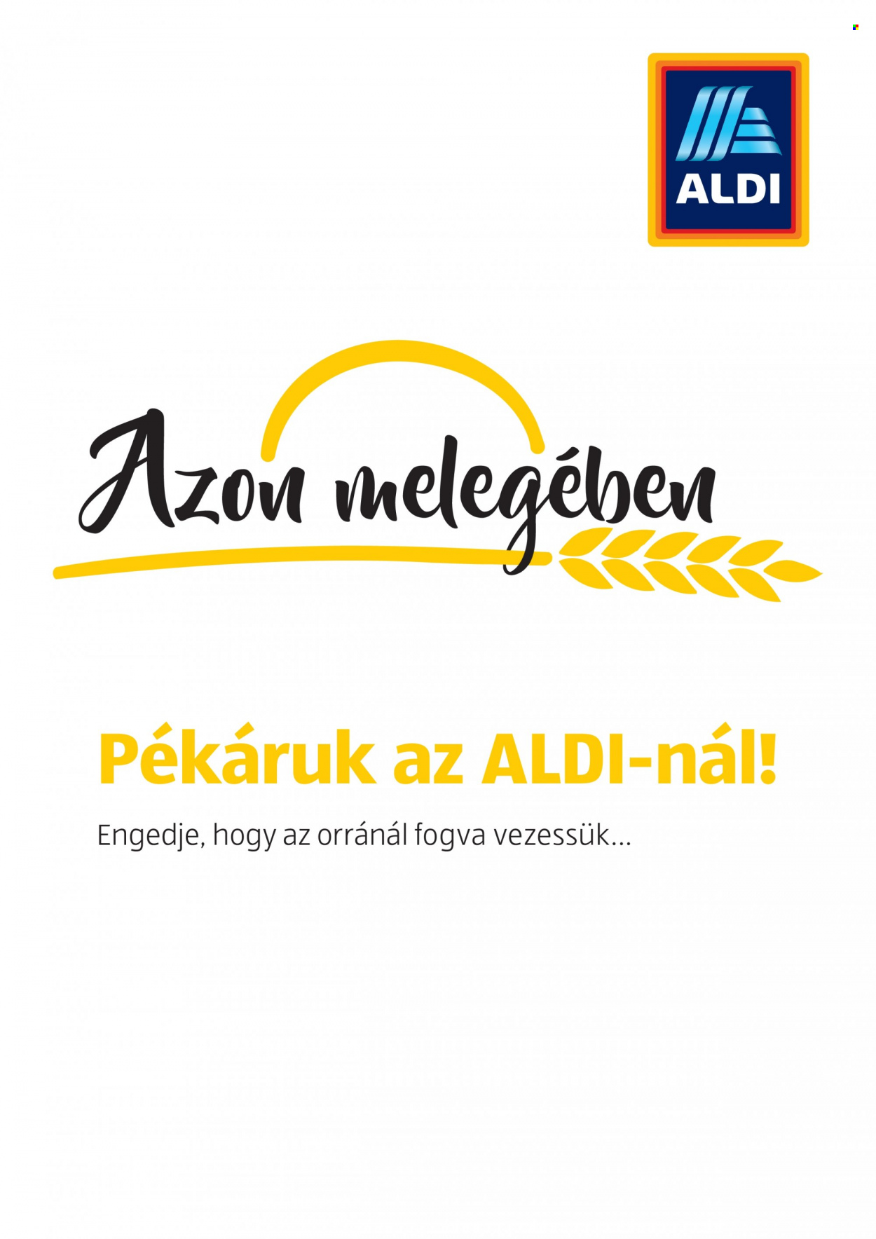 Aldi akciós újságok. Oldal 1
