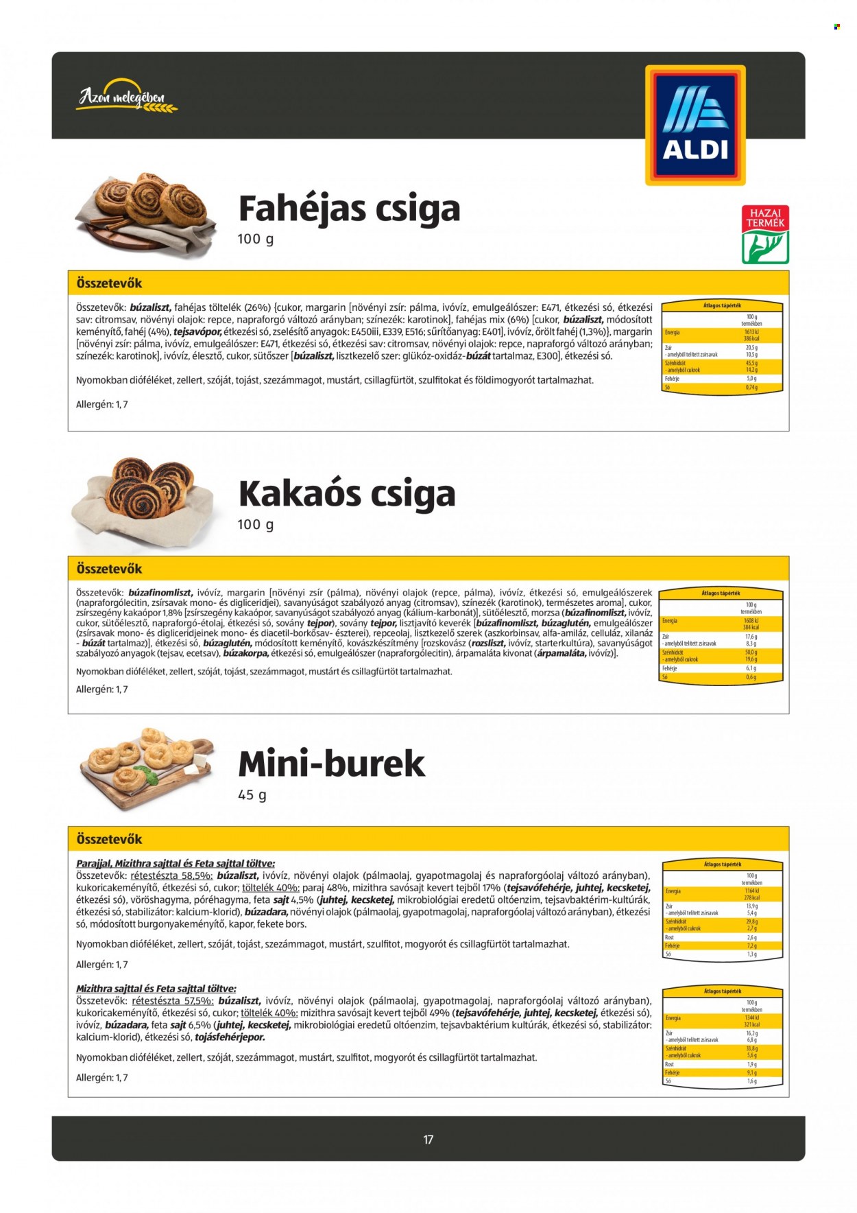 Aldi akciós újságok. Oldal 17