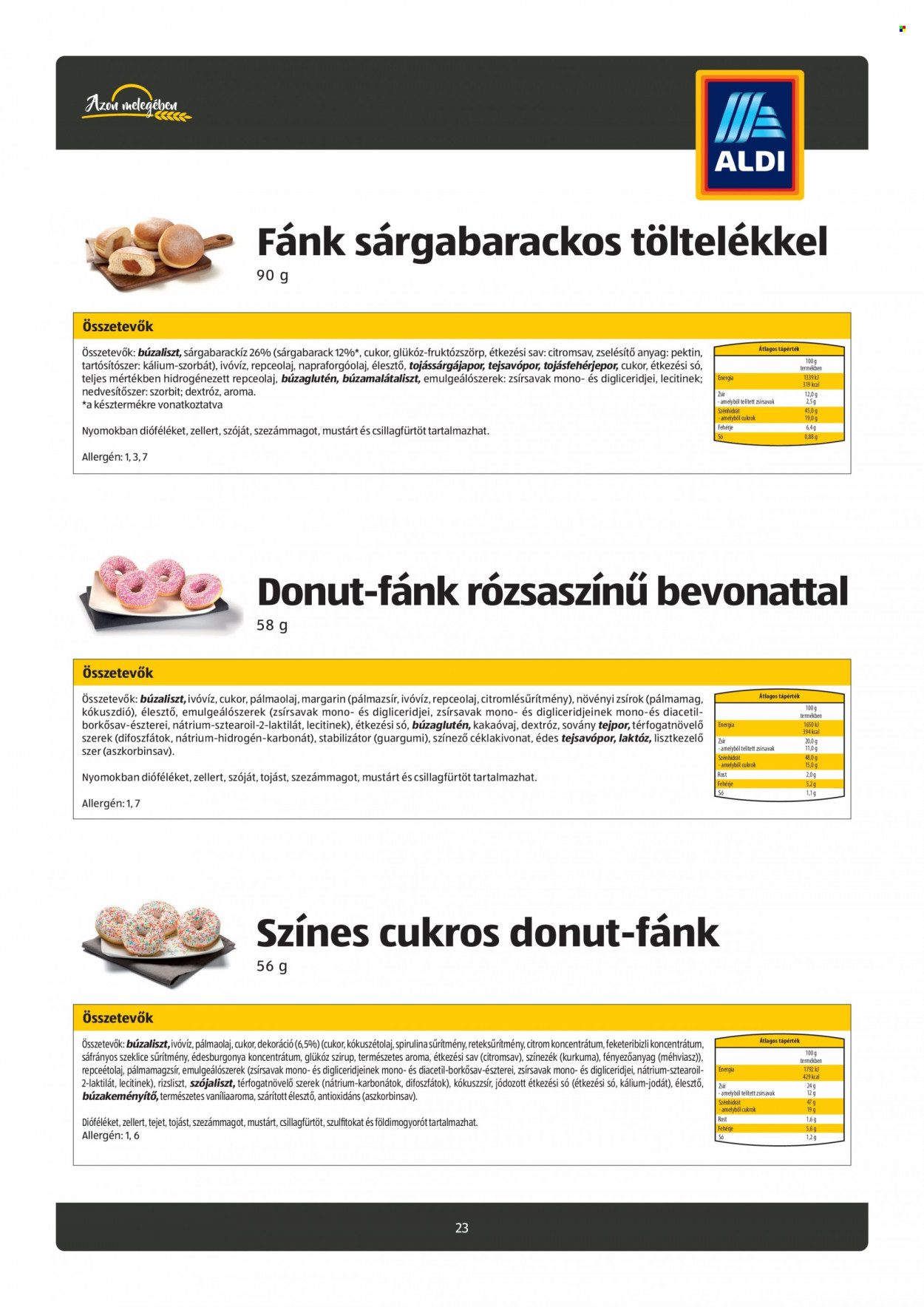 Aldi akciós újságok. Oldal 23