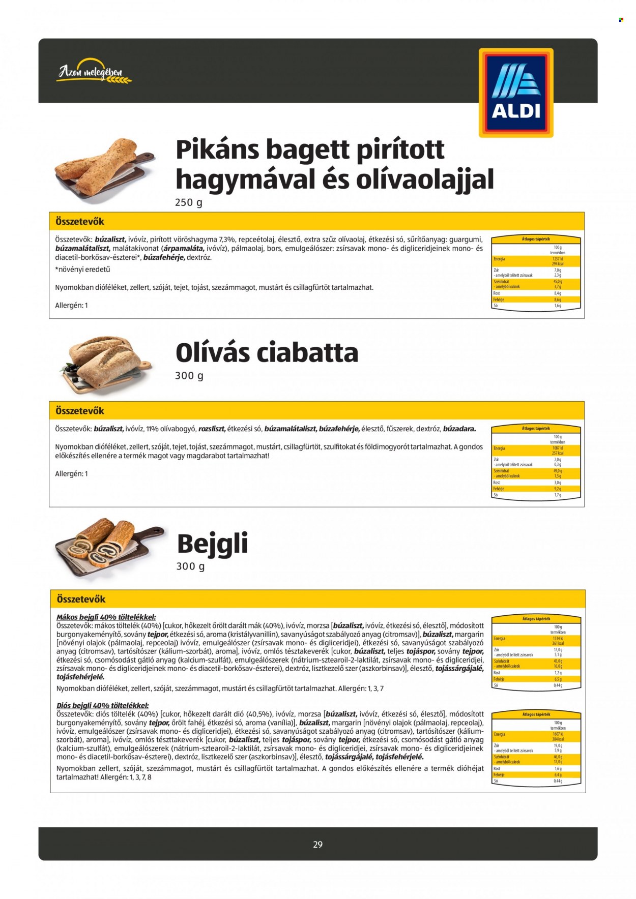 Aldi akciós újságok. Oldal 29