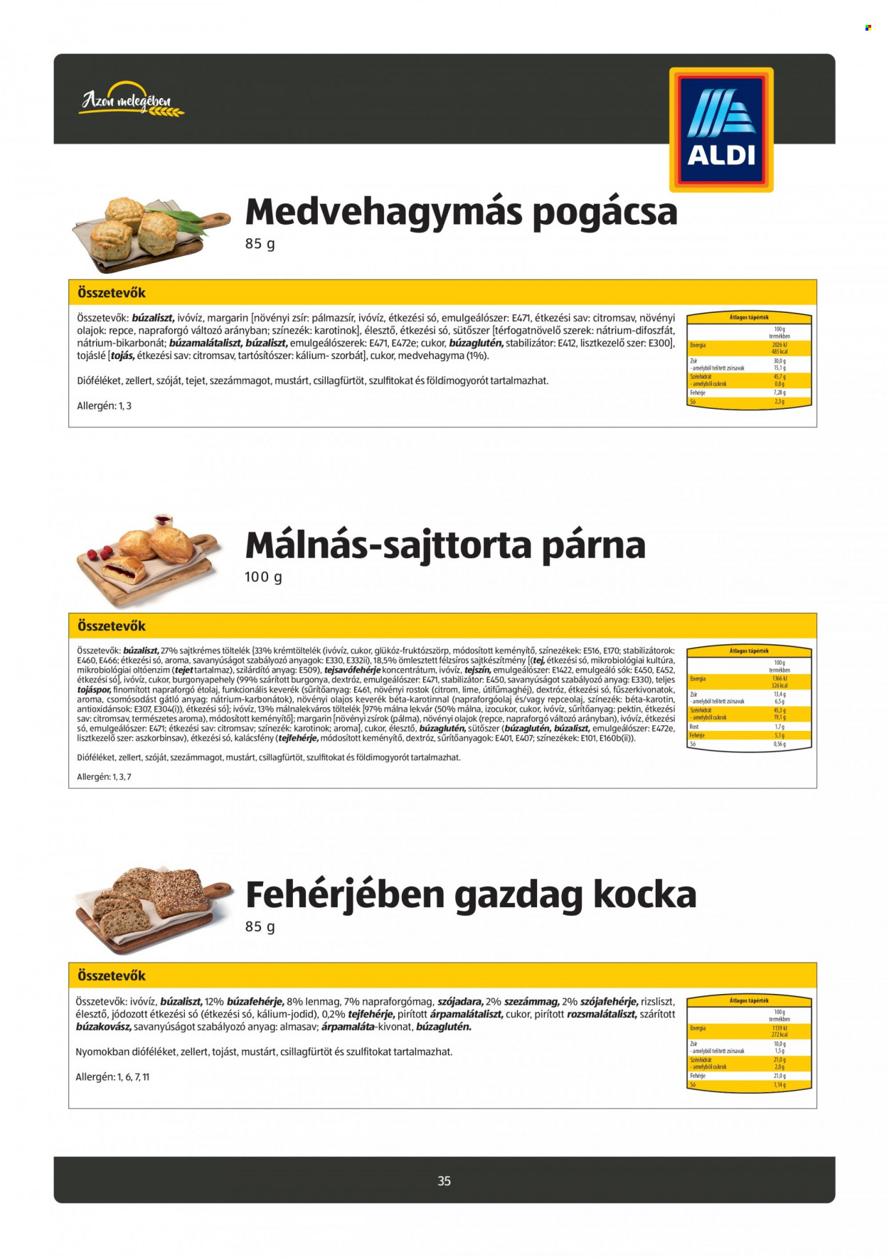 Aldi akciós újságok. Oldal 35