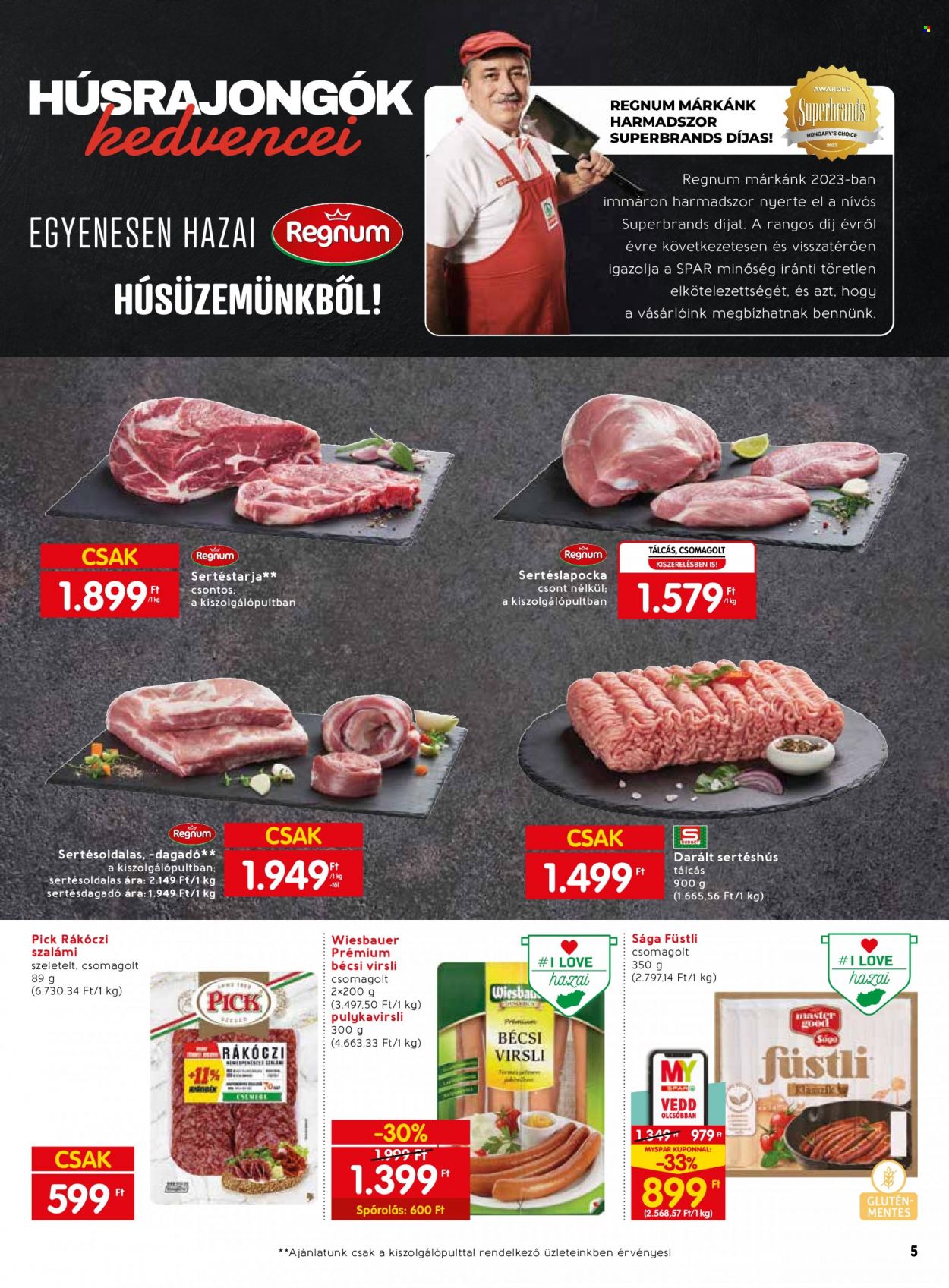 SPAR akciós újságok - 2024.01.18 - 2024.01.24. Oldal 5