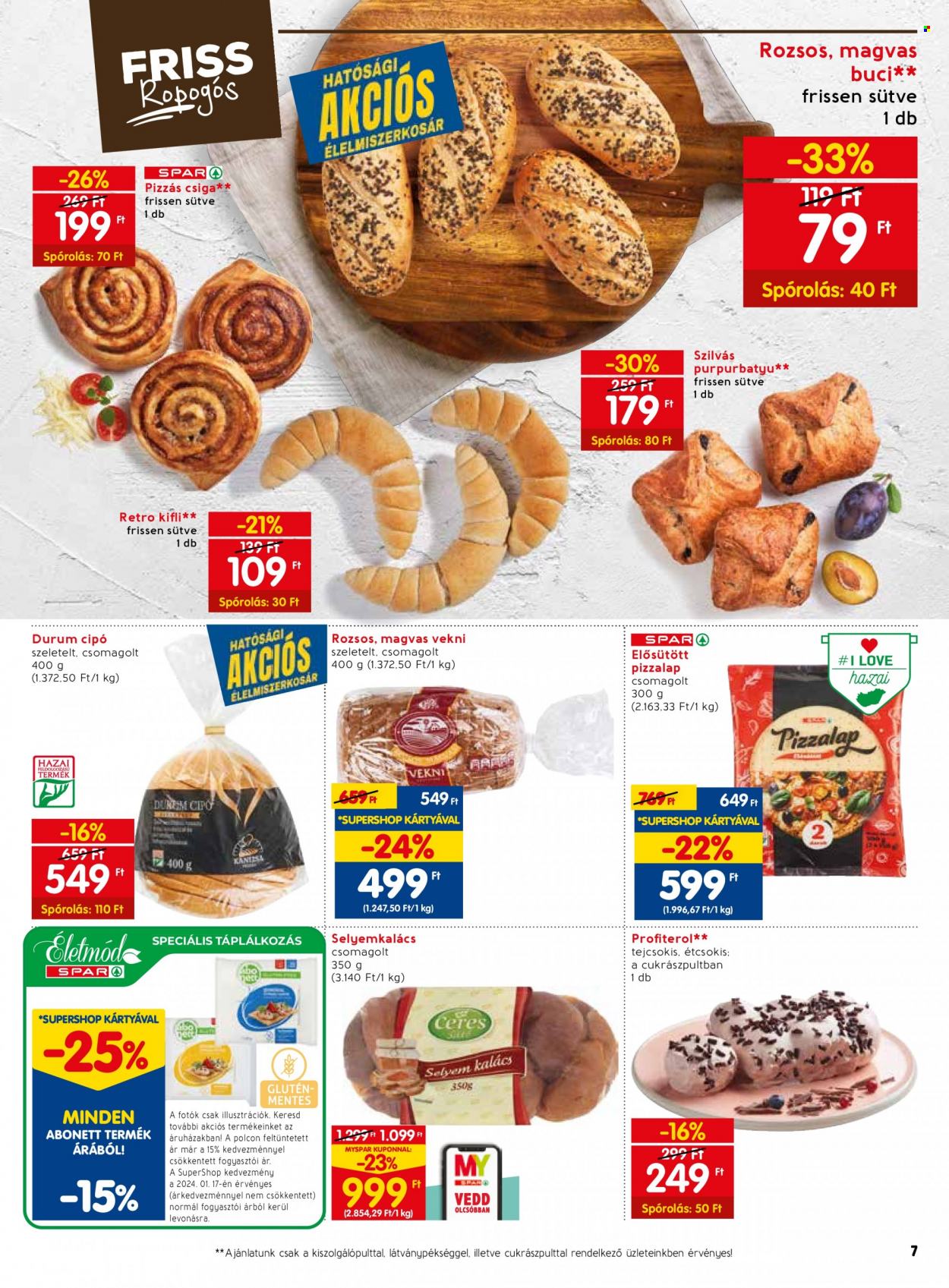SPAR akciós újságok - 2024.01.18 - 2024.01.24. Oldal 7