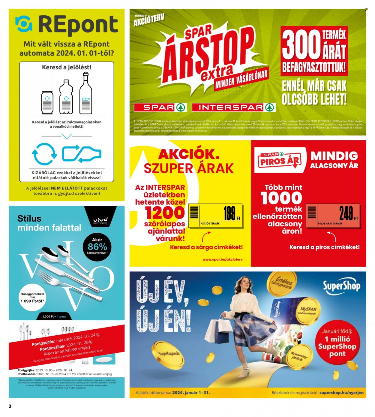 INTERSPAR akciós újságok - 2024.01.18 - 2024.01.24. Oldal 2