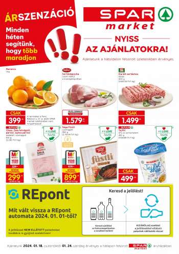 Újság SPAR market - 2024.01.18 - 2024.01.24.